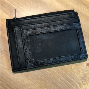 Coach men’s multi-card and cash slot wallet.